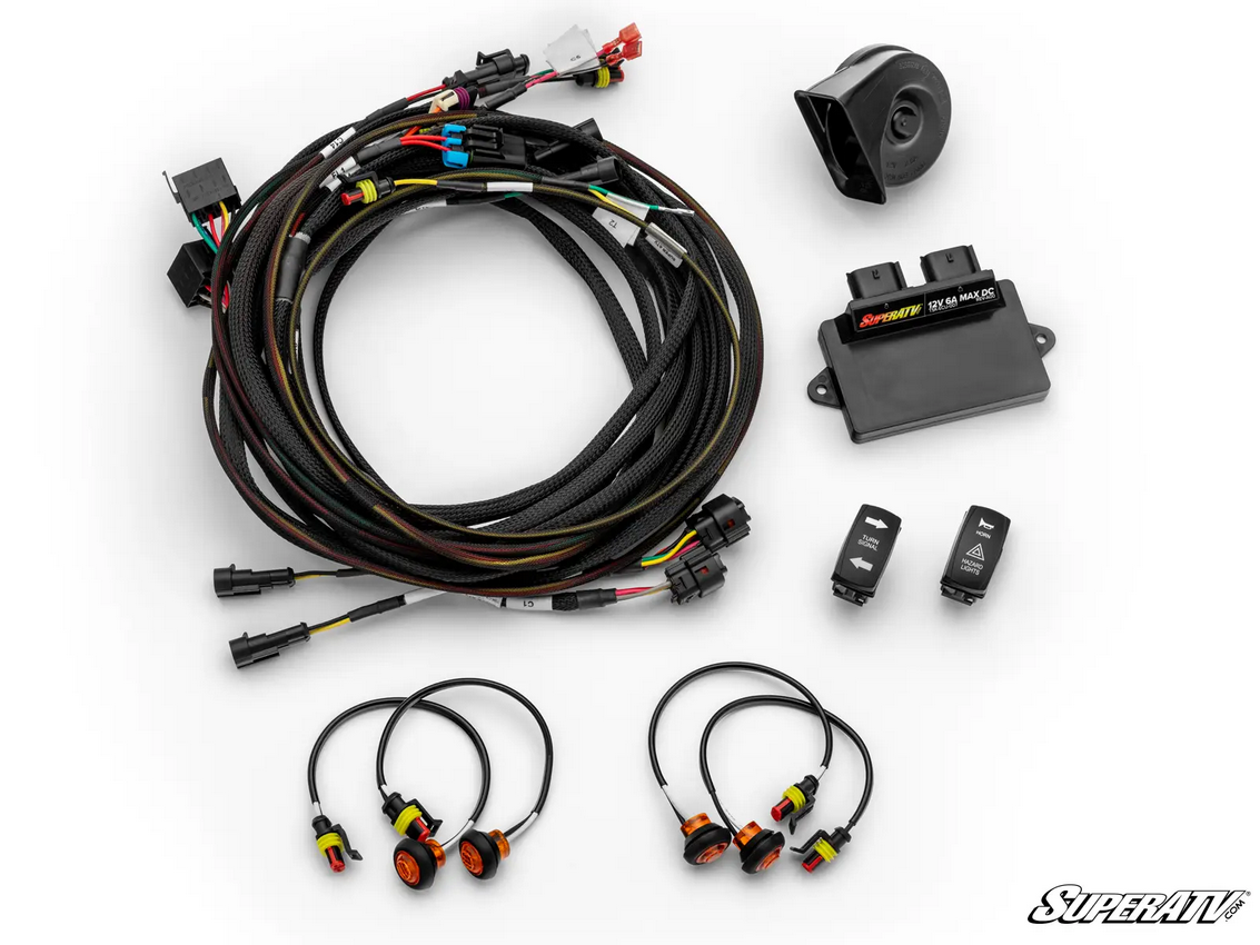 PLUG & PLAY TURN SIGNAL KIT POLARIS RZR RANGER SUPERATV TSK-P-RANXD-007