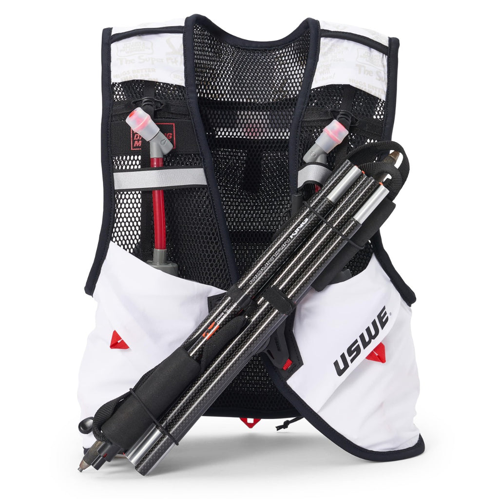 Pace 8L Trail Running Vest L - White/Black - USWE 52080870294
