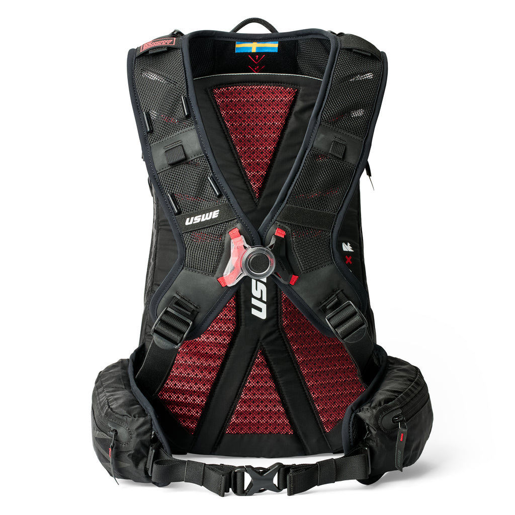 VST 16L ZIPPERED Daypack Backpack - Black - USWE 5216080001