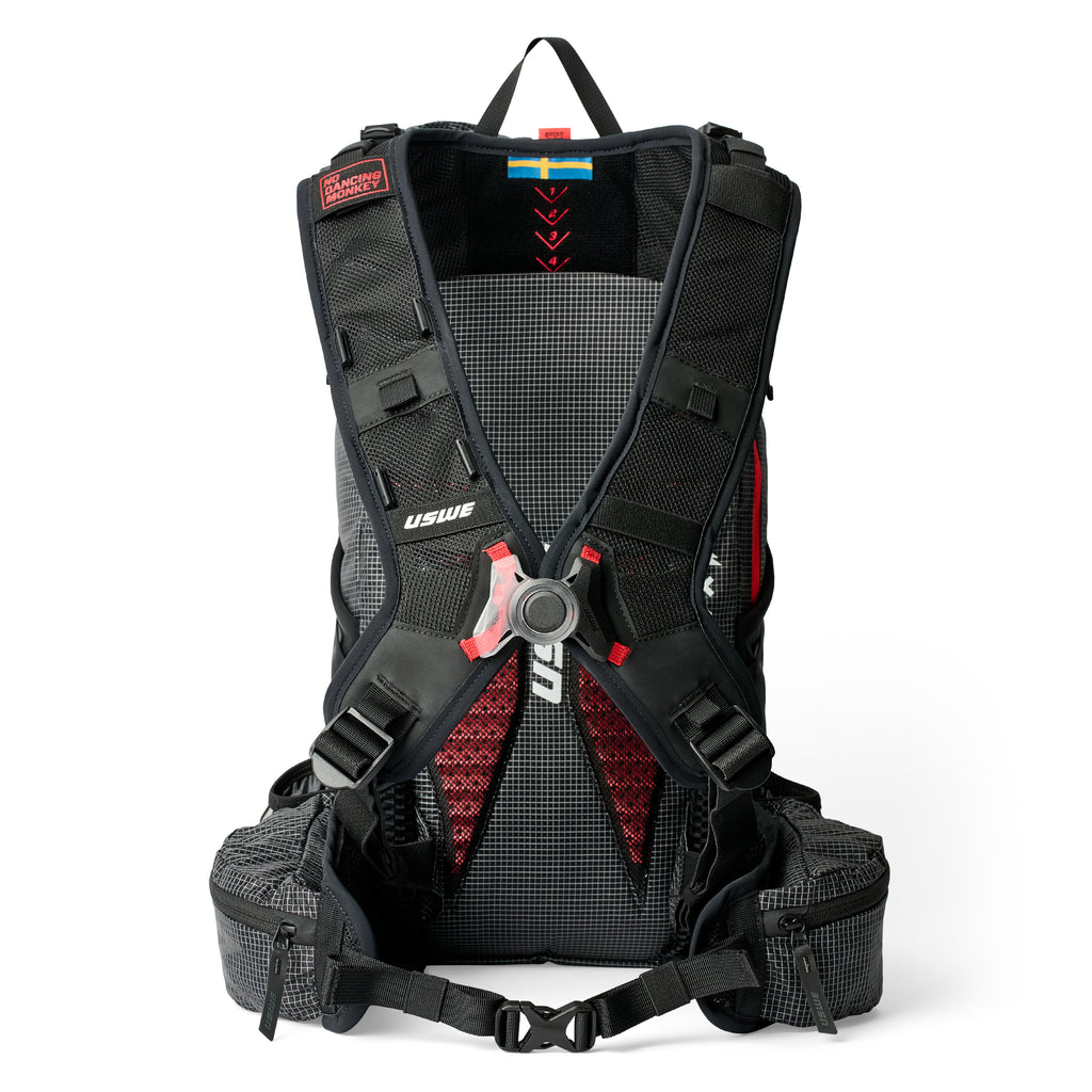 VST 18L ROLLTOP Daypack Backpack - Black - USWE 5218081001
