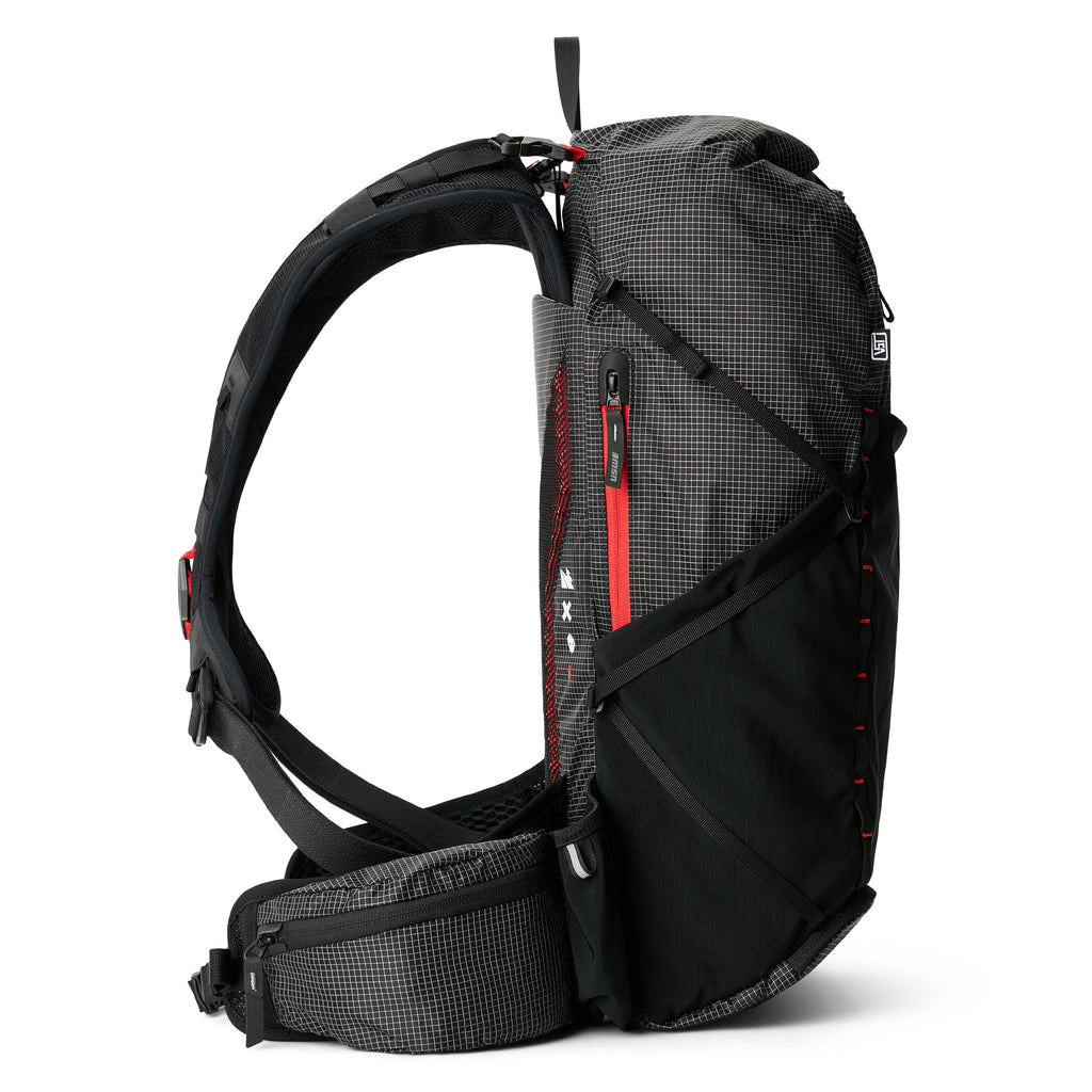 VST 18L ROLLTOP Daypack Backpack - Black - USWE 5218081001